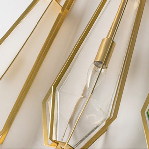 Nordic Postmodern Personality Art Glass Pendant Light For Bedside Bar
