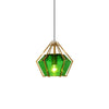 Nordic Postmodern Personality Art Glass Pendant Light For Bedside Bar