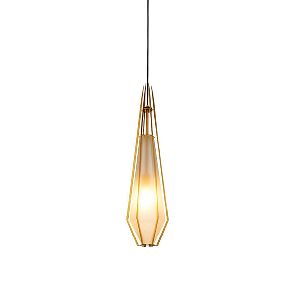 Nordic Postmodern Personality Art Glass Pendant Light For Bedside Bar
