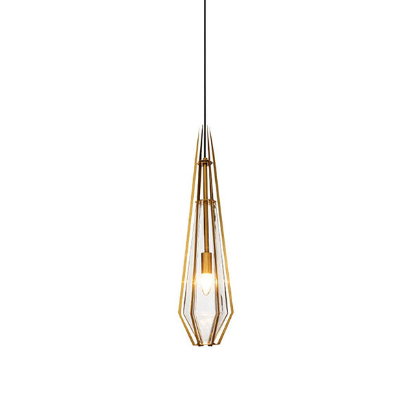 Nordic Postmodern Personality Art Glass Pendant Light For Bedside Bar