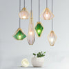 Nordic Postmodern Personality Art Glass Pendant Light For Bedside Bar