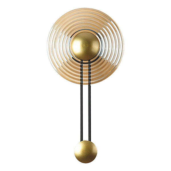 Nordic Unique Corrugated Ripple Glass Ins Aisle Bedside Decorative Led Wall Lamp