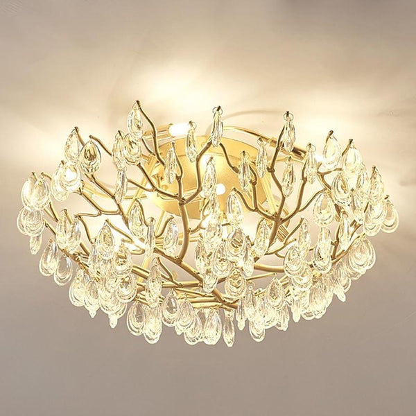Firefly Sputnik Chandelier Modern Led Flush Mount Ceiling Light