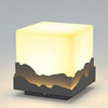 Outdoor Fence Post Light Solar Waterproof Led Mountains Peaks Landscape Decorative Lighting