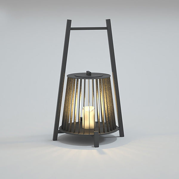 Outdoor Grid Imitation Candle Shaped Lantern Waterproof Led Landscape Lighting