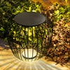 Outdoor Waterproof Cage Shape Stool Table Lamp Led Landscape Lighting Courtyard Lamp