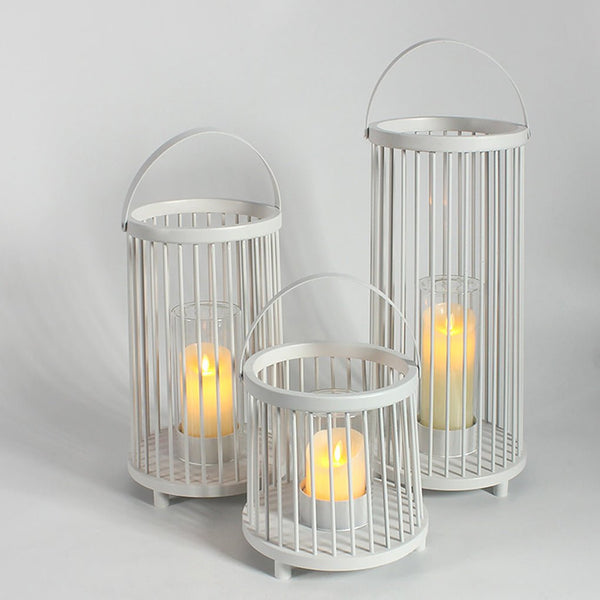 Outdoor Waterproof Garden Light Rechargeable Portable Cage Landscape Lighting With Us Plug