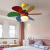 Personality Creative Mini Childrens Room Double Control Ceiling Fan Lamp