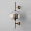 Personalized Creative Retro Industrial Style Corridor Bronze Glass Tank Wall Sconces