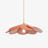 petal fabric pendant light gold metal for dining room bedroom
