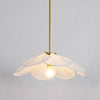 petal fabric pendant light gold metal for dining room bedroom