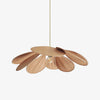 petal fabric pendant light gold metal for dining room bedroom