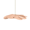 petal fabric pendant light gold metal for dining room bedroom