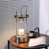 polished stainless steel aroma table lamp