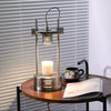 polished stainless steel aroma table lamp