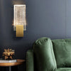 Postmodern Minimalist Aisle Staircase Bedside Led Crystal Wall Sconces