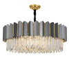 Postmodern Personality Three Color Led Home Living Room Crystal Chandelier