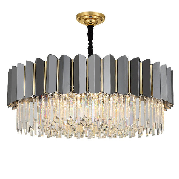 Postmodern Personality Three Color Led Home Living Room Crystal Chandelier