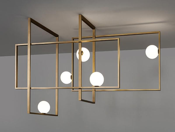 Mondrian Glass Ceiling light