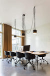 Modern Aluminum Pendant Light with Adjustable Aim, Integrated LED for Kitchen Island and Dining Room