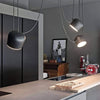 Modern Aluminum Pendant Light with Adjustable Aim, Integrated LED for Kitchen Island and Dining Room