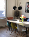 Modern Aluminum Pendant Light with Adjustable Aim, Integrated LED for Kitchen Island and Dining Room