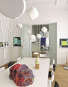 Modern Aluminum Pendant Light with Adjustable Aim, Integrated LED for Kitchen Island and Dining Room