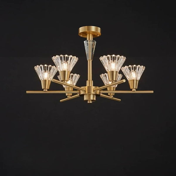 Scandinavian Style 6 8 Light Copper Pendant Ceiling Light