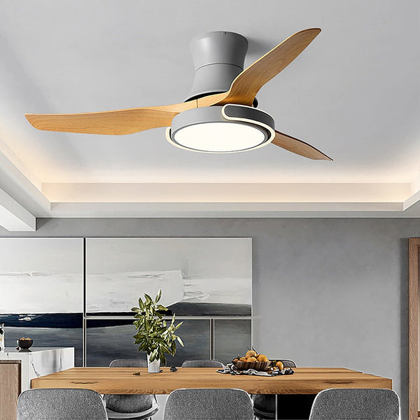 Remote Control Variable Frequency Dimming Integrated Ceiling Fan Light Supports Forward And Reverse