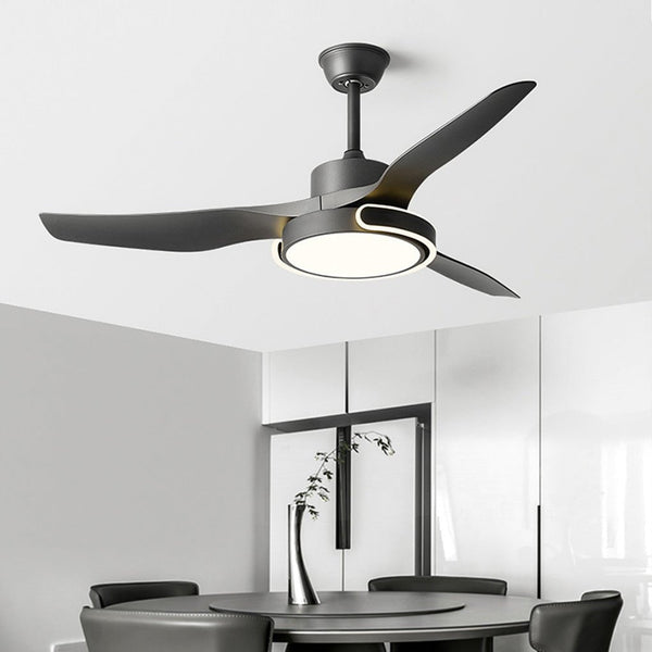 Remote Control Variable Frequency Dimming Integrated Ceiling Fan Light Supports Forward And Reverse