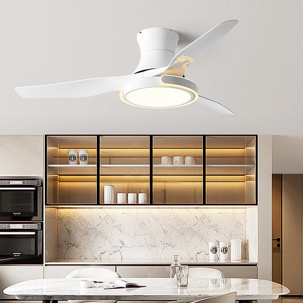 Remote Control Variable Frequency Dimming Integrated Ceiling Fan Light Supports Forward And Reverse