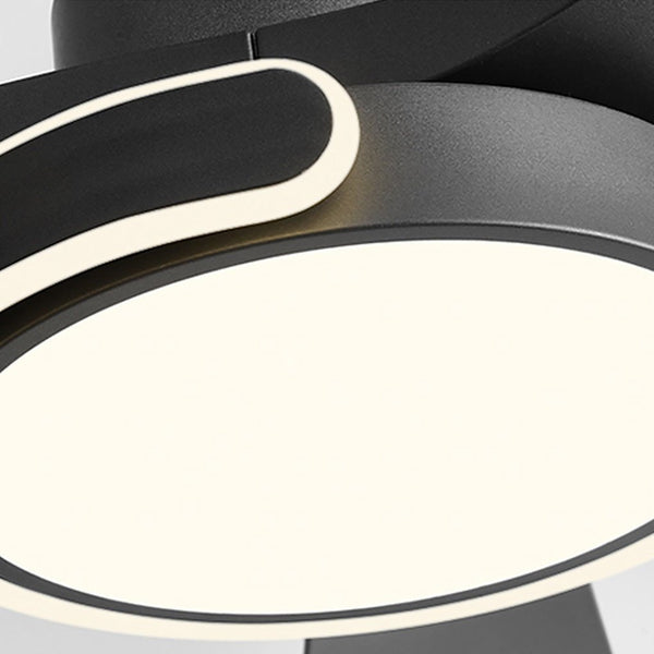 Remote Control Variable Frequency Dimming Integrated Ceiling Fan Light Supports Forward And Reverse