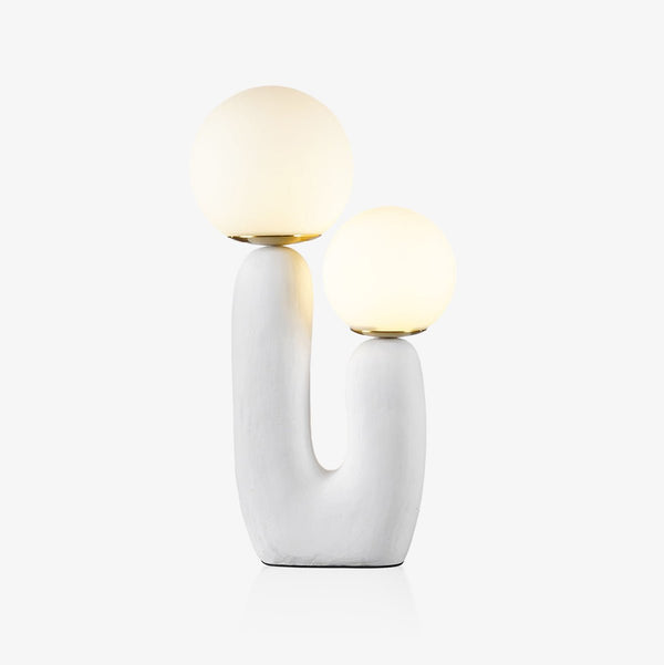 resin glass table lamp bedside living rm