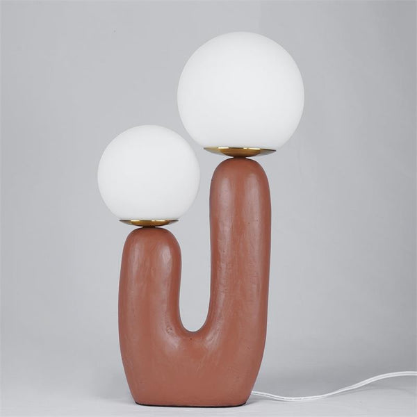 resin glass table lamp bedside living rm