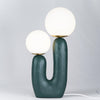 resin glass table lamp bedside living rm