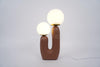 resin glass table lamp bedside living rm