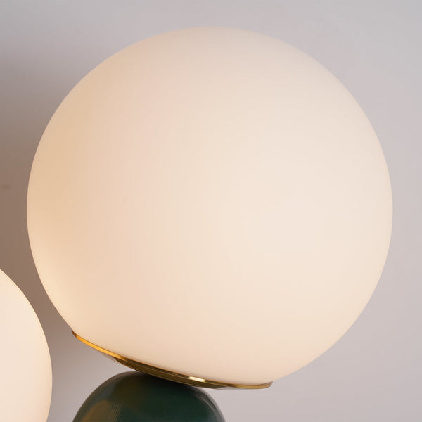 resin glass table lamp bedside living rm