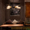 Retro Nostalgic Creative Personality Industrial Fan Chandelier For Cafe Restaurant