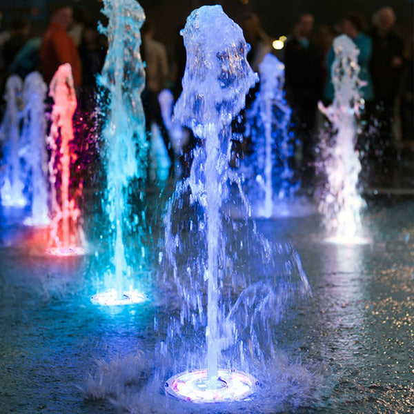 Ring Led Waterproof Colorful Light Pool Fountain Underwater Lights For Outdoor Square