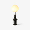 roman column table lamp black resin white glass for bedroom living room