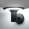 Round Ufo Shaped Solar Outdoor Wall Lamp