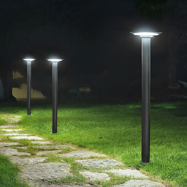 Round Ufo Shaped Led Waterproof Solar Path Lights