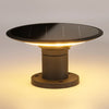 Round Ufo Shaped Solar Waterproof Outdoor Fence Post Lights