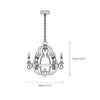 rustic old white wood cage chandelier