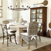 rustic rust iron hemp rope candle chandelier