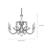 rustic wood iron gilded rust chandelier