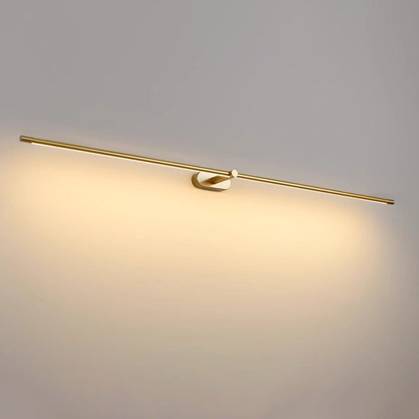 sand black copper led strip bathroom wall light