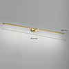 sand black copper led strip bathroom wall light