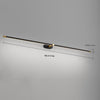 sand black copper led strip bathroom wall light