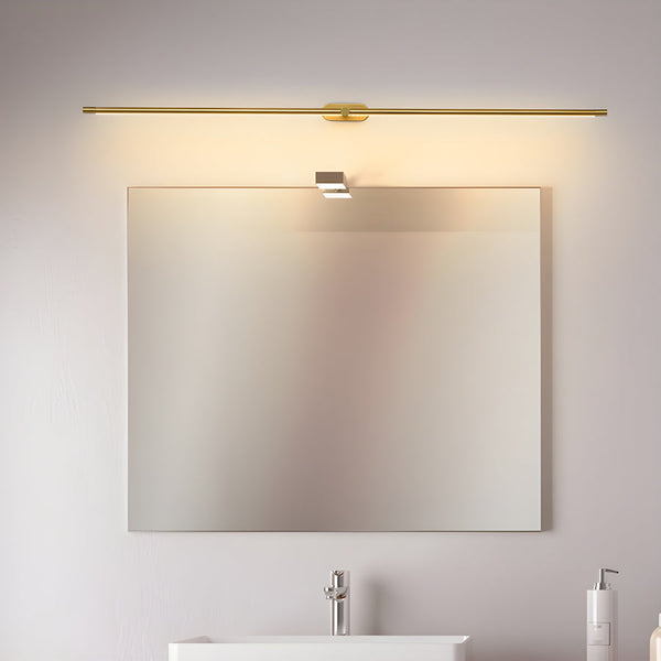 sand black copper led strip bathroom wall light